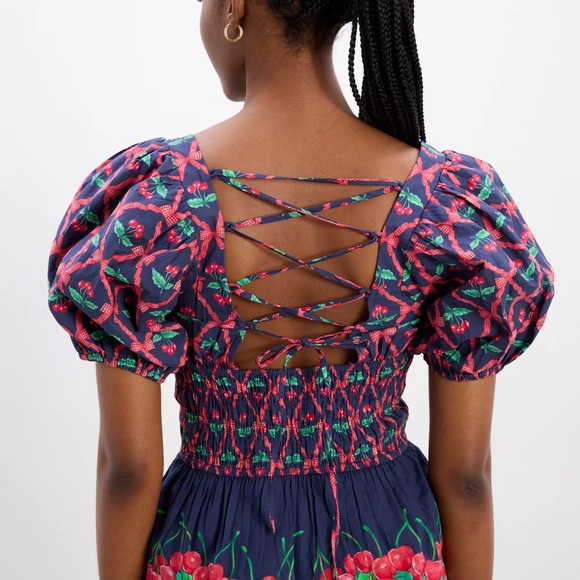 Damson Madder Allegra Blouse - Cherry Pie - Picture 2 of 8